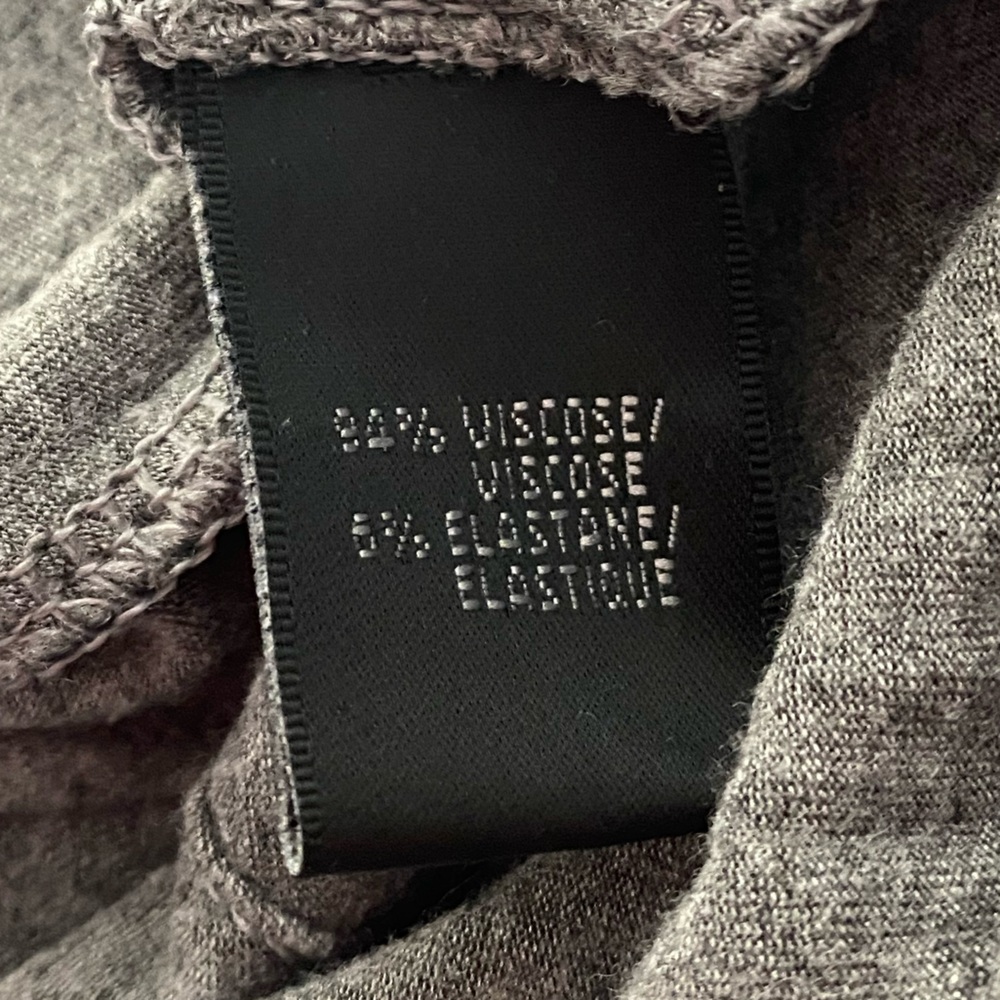 Lafayette 148 Small Gray Long Sleeve Tee - Picture 6 of 7